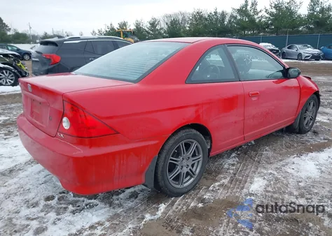 2005 Honda Civic Lx from USA, damaged, VIN 1HGEM21505L079273